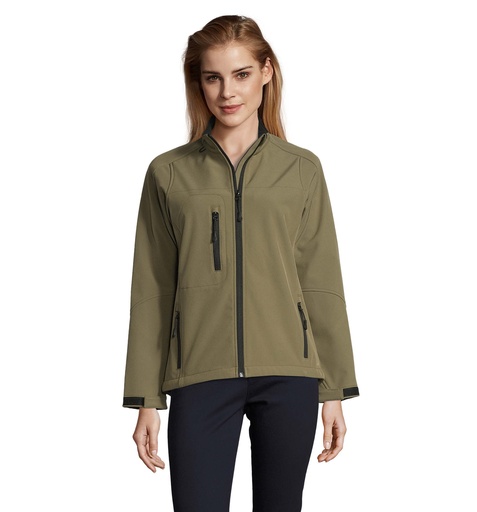 [S46800-AR] ROXY Damski softshell 340g S46800-AR - Army