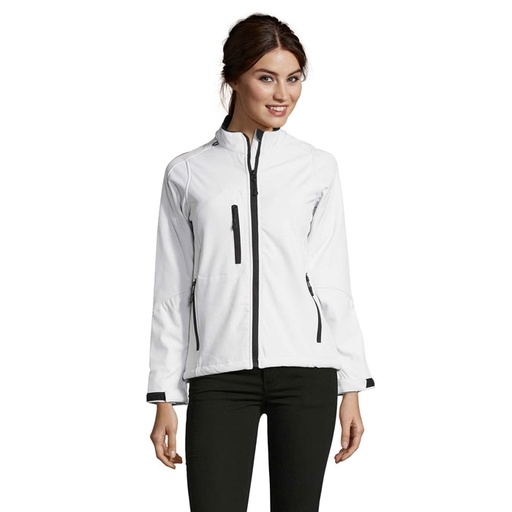 ROXY Damski softshell 340g - Bialy