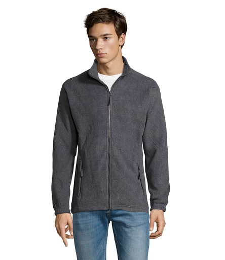 NORTH Bluza polarowa - Szary Melanż