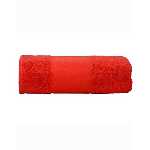 Recznik Duzy Bawelniany AR077 - Fire Red