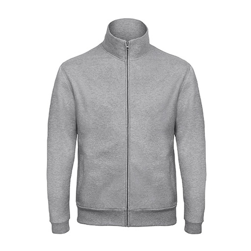 Bluza klasyczna z zamkiem i kieszeniami BCWUI26 - Heather Grey