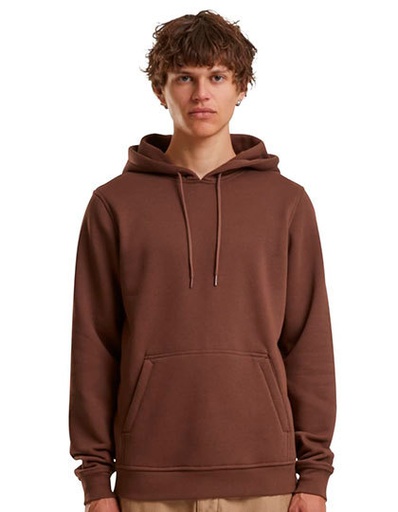 Bluza Długa Bawełniana Poliestrowa Szczotkowana BY011 - Chocolate Brown