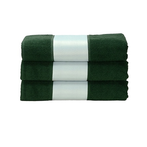 Recznik Bawelniany z Bordiura Sublimacyjna AR080 - Dark Green
