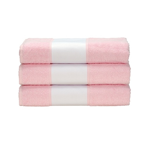 Recznik Bawelniany z Bordiura Sublimacyjna AR080 - Light Pink