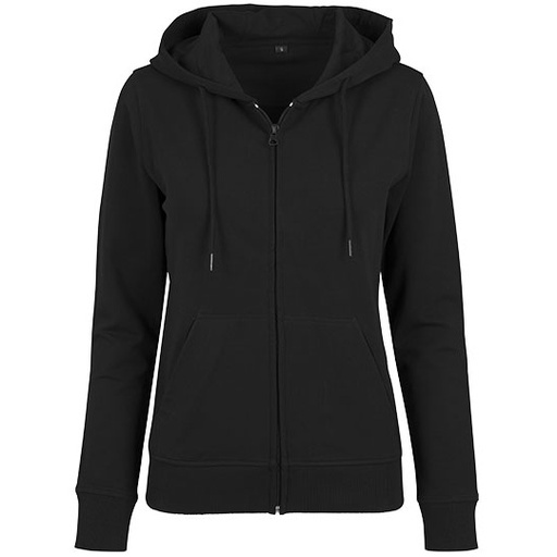 Damska bluza zapinana z kapturem BY069 - Black
