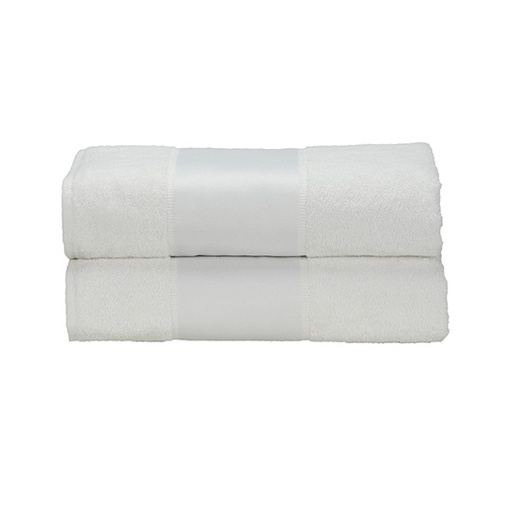 Ręcznik kąpielowy z bordiurą AR081 - White