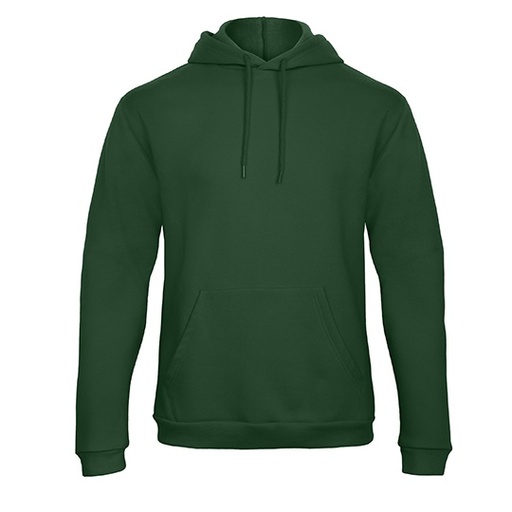 Bluza Klasyczna Bawelniana z Recyklingu BCWUI24 - Bottle Green