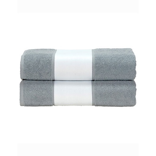 Ręcznik z bordiurą AR087 - Anthracite Grey