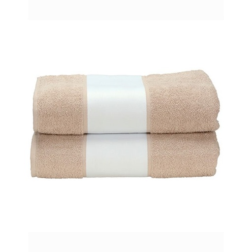 [AR087-1000283948] Ręcznik z bordiurą AR087 - Sand