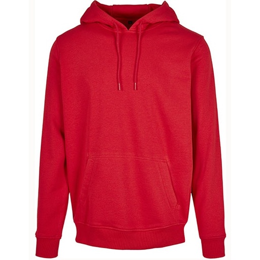 Bluza z kapturem długą BY011 - City Red