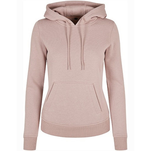 Bluza Dluga z Kapturem Szczotkowana BY026 - Dusk Rose