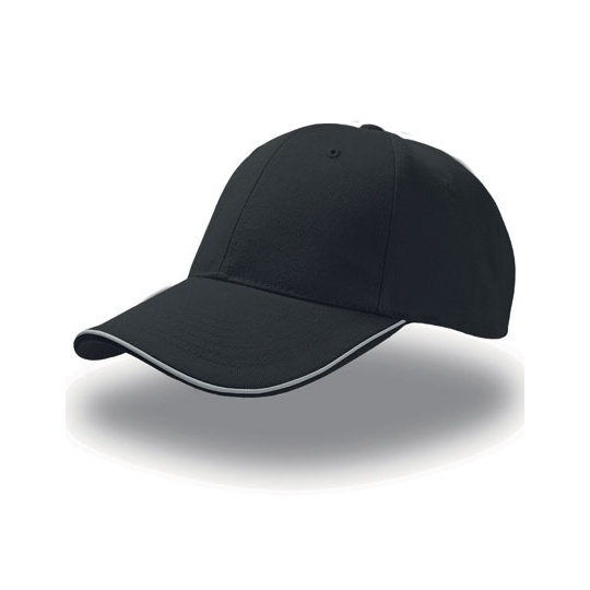 Czapka z odblaskową lamówką - Black