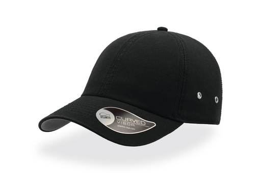 Czapka bawełniana 6-panelowa AT601 - Black
