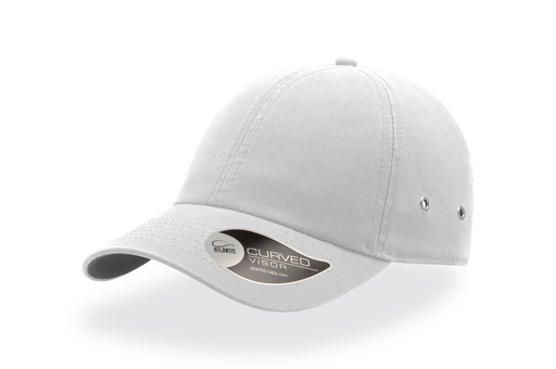 [AT601-1000020243] Czapka bawełniana 6-panelowa AT601 - White