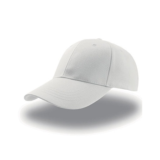 [AT608-1000020292] Czapka 6-panelowa Poliestrowo-Bawelniana AT608 - White