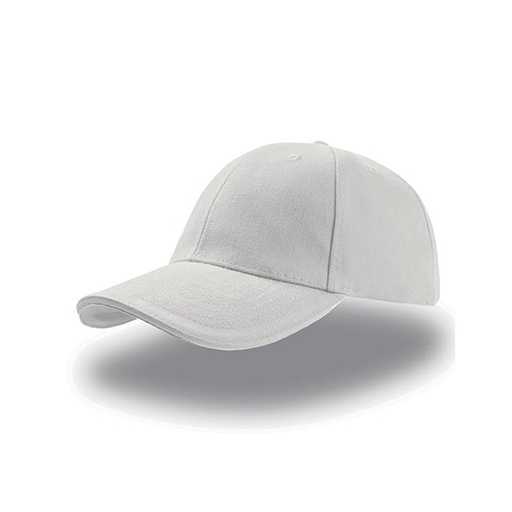 Czapka 6-panelowa Bawelniana AT610 - White & White