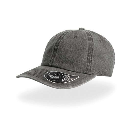 Czapka z daszkiem 6-panelowa z klamrą - Black