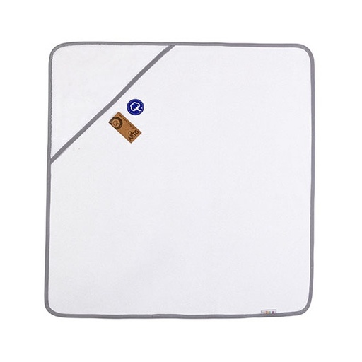 Ręcznik z kapturem AR892 - White & Anthracite Grey