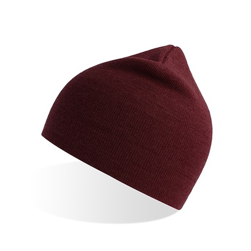 Czapka dzianinowa AT102 - Burgundy Melange