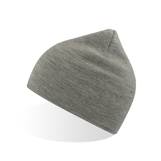 Czapka dzianinowa AT102 - Light Grey Melange