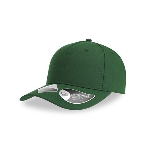 Czapka Bejsbolowa 5-panelowa Poliester z Recyklingu AT109 - Bottle Green
