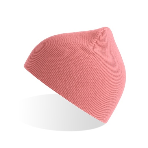 Czapka Prazkowana Bawelna Organiczna AT119 - Pink