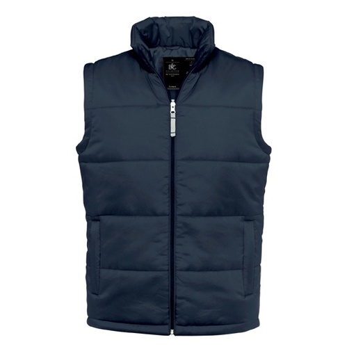 Bezrękawnik Męski Pikowany Nylon BCJM930 - Navy
