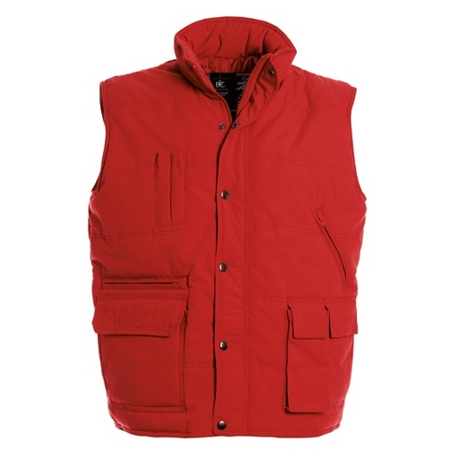 Kamizelka Unisex Regulowana z Kieszeniami BCJU880 - Red