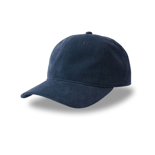 Czapka bejsbolowa sztruksowa AT419 - Navy