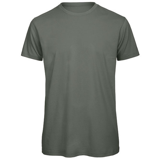 T-shirt Meski Klasyczny Bawelna Czesana BCTM042 - Millennial Khaki