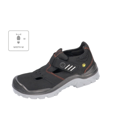 [B09B144] Sandały unisex MB09 - czarny