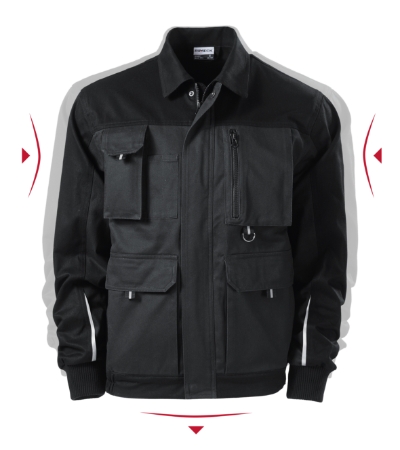 Kurtka robocze męska MW51 - ebony gray