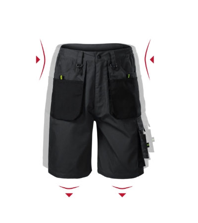 Szorty robocze MW06 - ebony gray