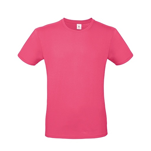 T-Shirt bawełniany z krótkim rękawem BCTU01T - Fuchsia
