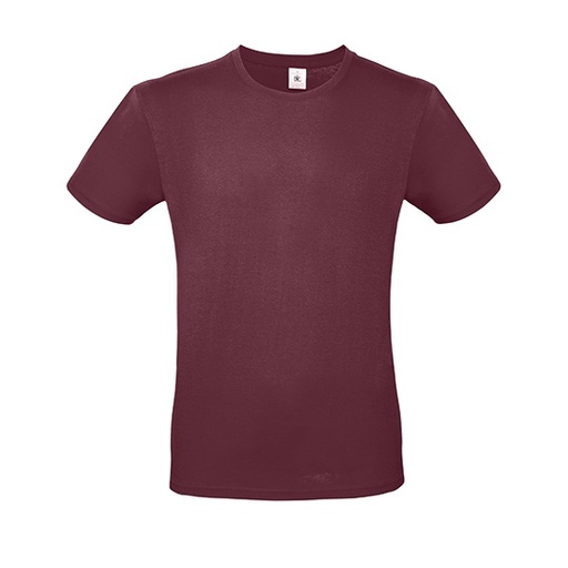 T-Shirt Klasyczny Bawelniany BCTU01T - Burgundy