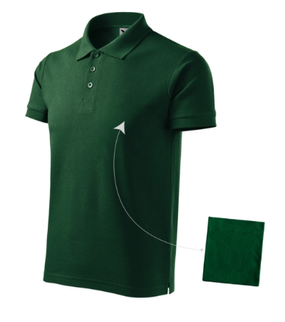 Koszulka polo męska M212 - dark green