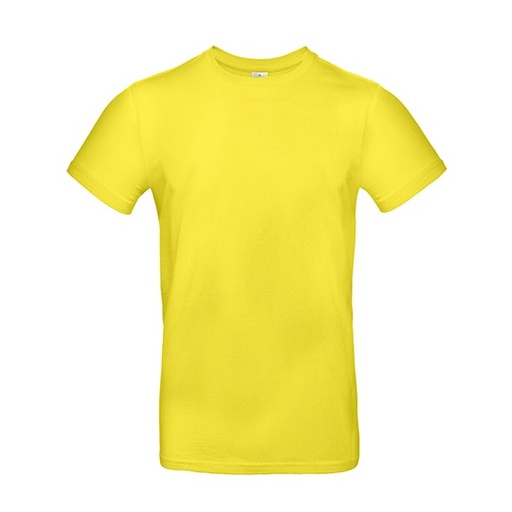 T-Shirt Bawełniany z Krótkim Rękawem BCTU03T - Solar Yellow
