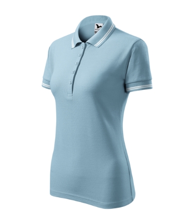 Koszulka polo damska M220 - błękitny