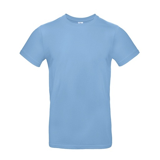 T-Shirt bawełniany z krótkim rękawem BCTU03T - Sky Blue