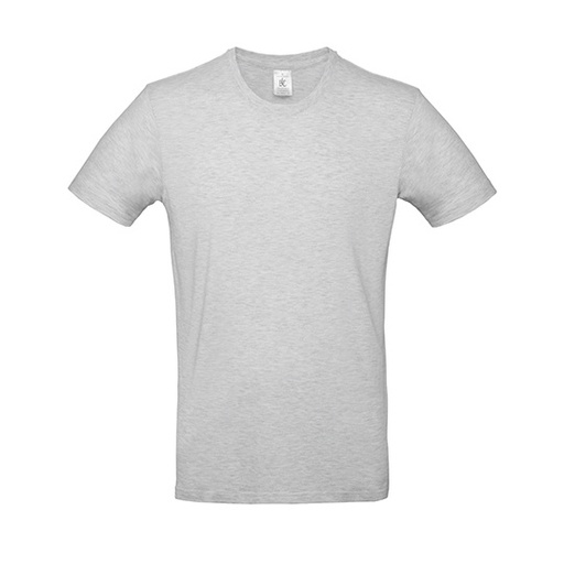 T-Shirt Bawełniany z Krótkim Rękawem BCTU03T - Ash (Heather)