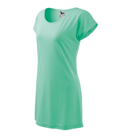 Koszulka/sukienka damska M123 - miętowy