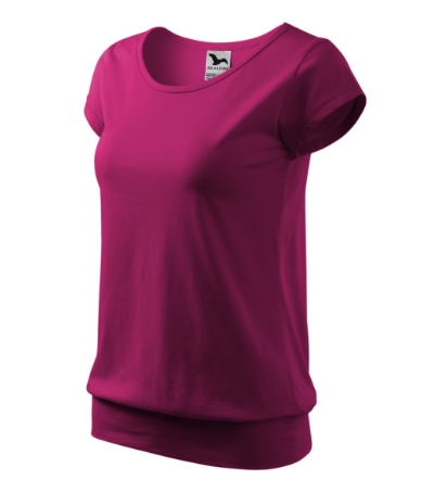 Koszulka damska M120 - fuchsia red
