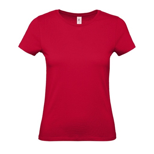 Damski T-Shirt Bawełniany BCTW02T - Deep Red