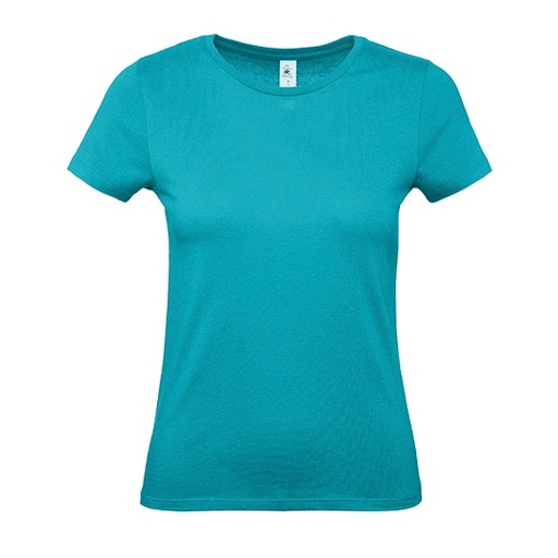 Damski T-Shirt bawełniany BCTW02T - Real Turquoise