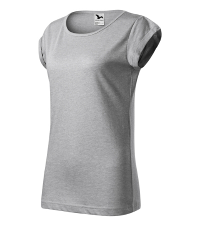 Koszulka damska M164 - srebrny melanż