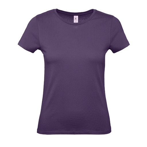 Damski T-Shirt Bawełniany Krótki Rękaw BCTW02T - Urban Purple