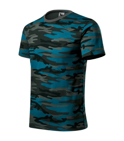 [144C112] Koszulka unisex M144 - camouflage petrol