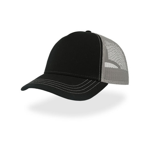Czapka Trucker AT426 - Black & Grey