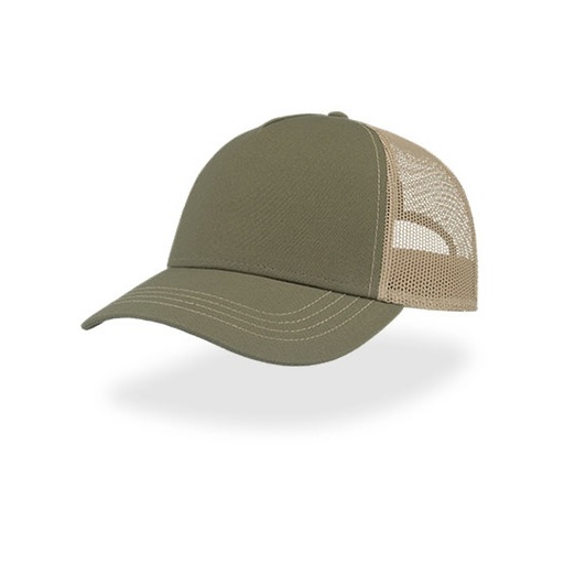 [AT426-1000351059] Czapka Trucker AT426 - Olive & Khaki