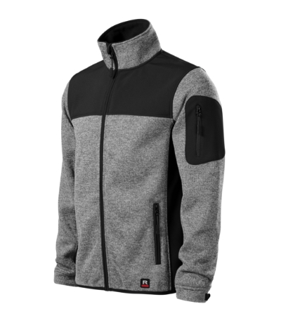 Kurtka softshell męska M550 - Light Gray
